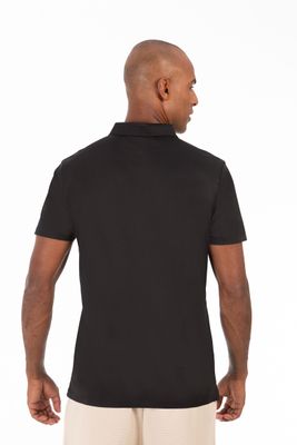 Imagen 2 del producto Polera Polo Poliamida Columbia Negro