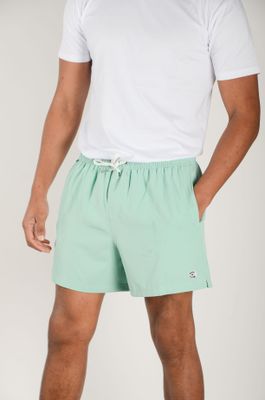 Plus Traje Baño Solid Verde Gangster