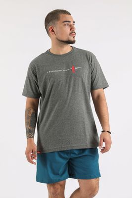 Polera Mc Básica Narrative Gris Gangster