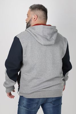 Imagen 2 del producto Poleron Full Zipper Temper Gris Gangster