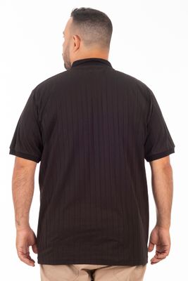 Imagen 2 del producto Plus Polera Cuello Textura Brixton Negro