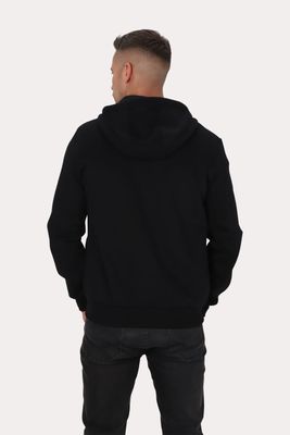 Imagen 2 del producto Poleron Full Zipper Fleece Posted Negro Gangster