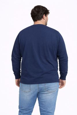 Imagen 2 del producto Plus Polera ML Field Azul Marino