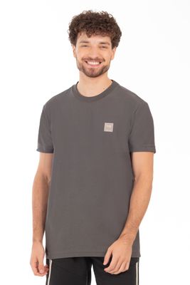 Polera Mc Textura Franklin Grafito