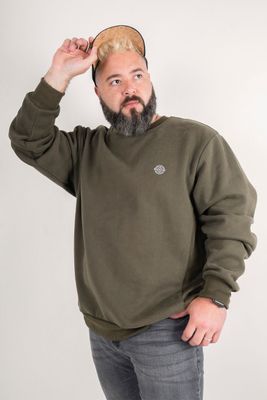 Imagen 2 del producto Polerón Crew Fleece Crucial Verde Gangster