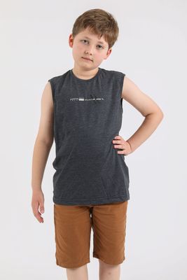 Teen Polera Sm Cofresi Gris Gangster