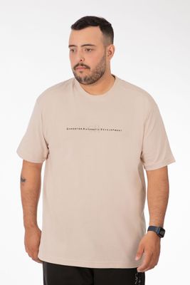 Plus Polera MC Textura Kendall Beige