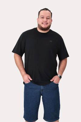 Plus Polera MC Basica Times Sq Negro