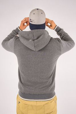 Imagen 2 del producto Polerón Full Zipper Fleece Cord Gris Gangster