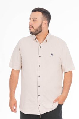 Imagen 1 del producto Plus Camisa Camisa Textura Berri Beige