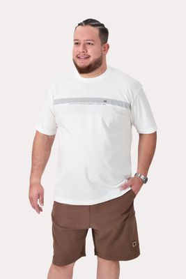 Plus Polera MC Basica Latic Blanco
