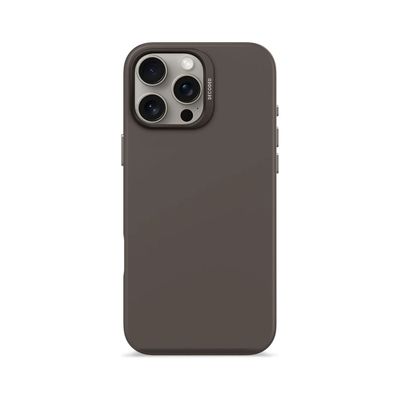 Funda silicona antimicrobial Magsafe iPhone 16 Pro Max Negro