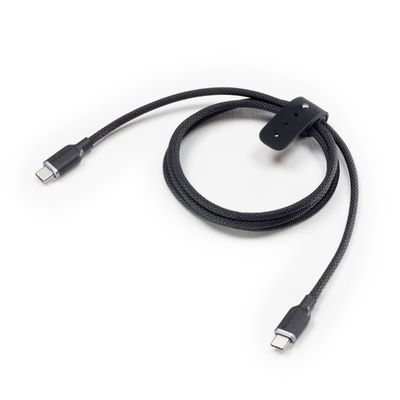 Cable USB-C a USB-C 4.0 240W 0.8 Mt trenzado Mophie negro