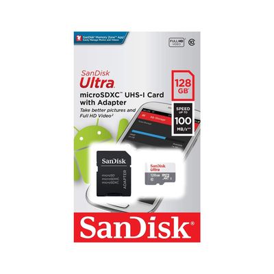 Imagen 2 del producto MicroSDXC SanDisk Ultra 128GB Negro