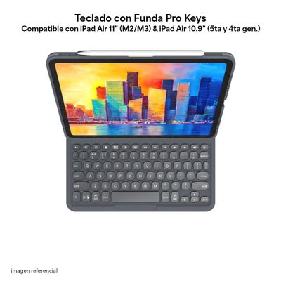 Imagen 2 del producto Teclado con Funda Pro Keys iPad Air 11 M2/M3 Español Zagg