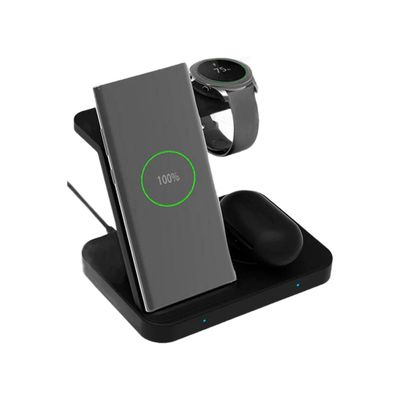 Imagen 2 del producto Base De Carga Inalámbrica Dusted 3 En 1 Negro