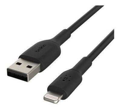 Imagen 2 del producto Cable Lighning A Usb-a 1.0 Mt Belkin Negro Boostcharge