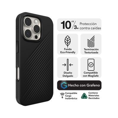 Imagen 2 del producto Funda Luxe Snap Magsafe iPhone 16 Pro Max Zagg azul