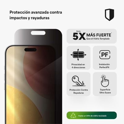 Imagen 2 del producto Protector de pantalla ZAGG para iPhone 17 Pro Max Privacy