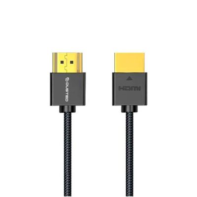 Cable Ultra Slim 4K HDMI 2.0 1.8M Rugged Dusted negro