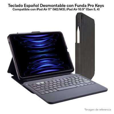 Imagen 2 del producto Teclado con Funda Pro Keys 2 para iPad Air 11 (M2, M3) ES