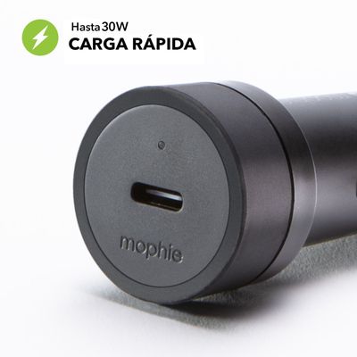 Imagen 2 del producto Cargador de auto USB-C 30W Sustentable Mophie Negro