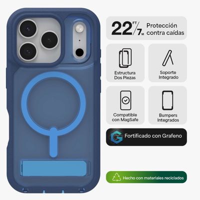 Imagen 2 del producto Carcasa Rainier Snap para iPhone 17 Pro Horizonte Cobalto