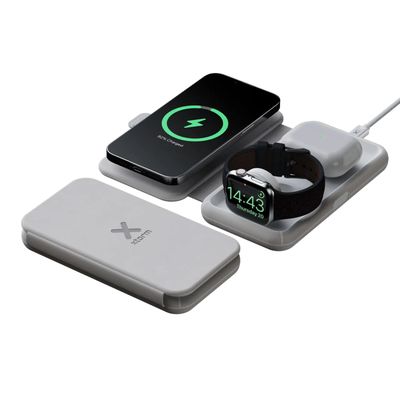 Imagen 2 del producto Base de Carga Inalámbrica 3 en 1 Xtorm Blanco