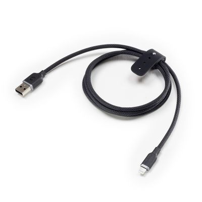 Imagen 1 del producto Cable USB-A a Lightning 1.0 Mt trenzado Mophie negro