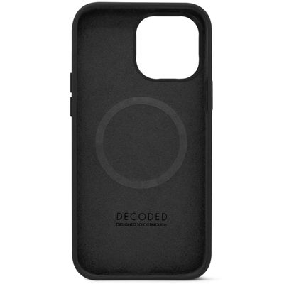 Imagen 2 del producto Funda silicona con MagSafe para iPhone 14 Pro Decoded Negro