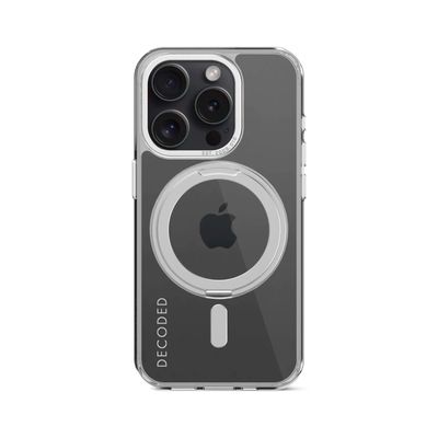 Imagen 1 del producto Funda reciclada LoopStand para iPhone 15 Pro Transparente