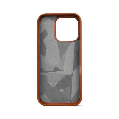 Imagen 2 del producto Funda cuero Backcover con MagSafe iPhone 15 Pro Decoded Café