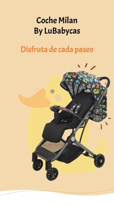 Imagen 2 del producto Coche De Paseo Tipo Maleta 0-3 años Milan Gris By LuBabycas