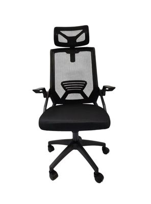 Silla Escritorio Oficina Reposacabezas Reclinable Exo Negra
