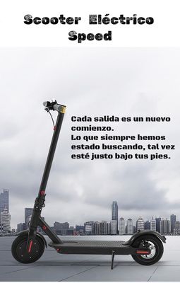 Imagen 2 del producto Scooter Adulto Eléctrico Con APP Plegable 30KM Negro Speed