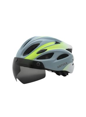 Imagen 2 del producto Casco Bicicleta Adulto Con Visera Magnética Azul RS Antule