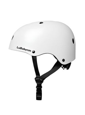 Casco Infantil Bicicleta Regulable Fantasy Blanco LuBabycas