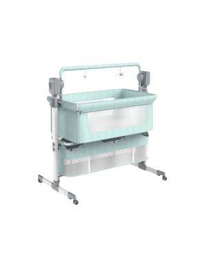 Cuna Colecho Mecedora Eléctrica Verde Lubabycas