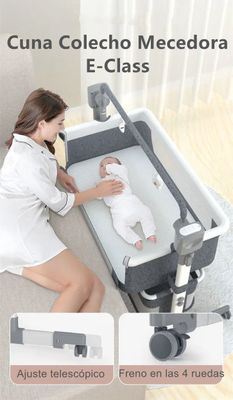 Imagen 2 del producto Cuna Colecho Mecedora Eléctrica Verde Lubabycas