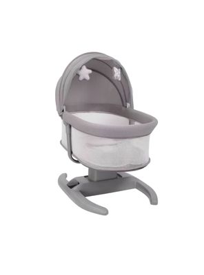 Imagen 1 del producto Cuna Mecedora Eléctrica 2 En 1 Mastela Gris LuBabycas
