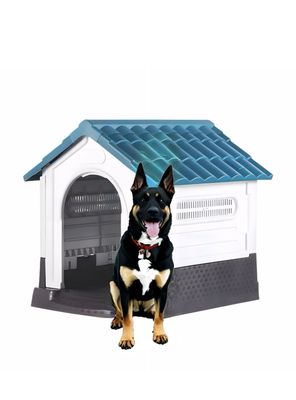 Casa De Perro Exterior Extra Grande 105Cm Azul 452 Lubabycas