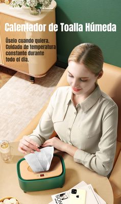 Imagen 2 del producto Calentador De Toallas Húmedas Wipes Blanco By LuBabycas