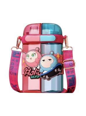 Botella de Agua Doble Niños Infantil 640ML Rosada LuBabycas