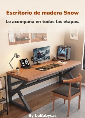 Imagen 2 del producto Escritorio De Madera Diseño K Snow 140cm LuBabycas