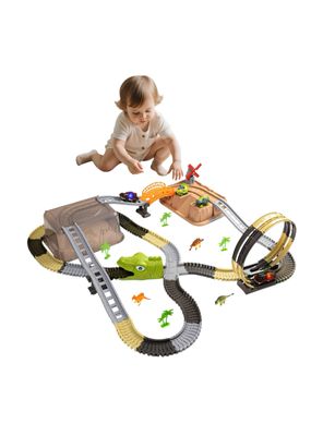 Imagen 2 del producto Juguete Didáctico Autopista Eléctrica Caja TM213 LuBabycas