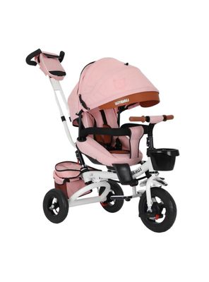 Imagen 2 del producto Triciclo Multifuncional Plegable Reclinable Rosado Lubabycas