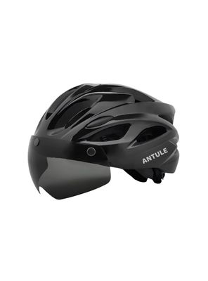 Imagen 2 del producto Casco Bicicleta Adulto Con Visera Magnética Negro RS Antule