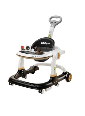 Imagen 2 del producto Andador Caminador Con Manilla Y Luces Mine Negro LuBabycas