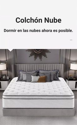 Imagen 2 del producto Colchón King Comprimido Nube Pocket 150x200x30cm LuBabycas