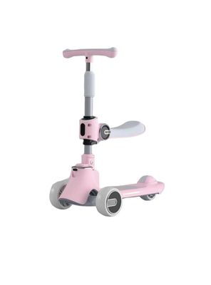 Scooter 3 Ruedas 2 en 1 Últra Resistente LuBabycas Rosado
